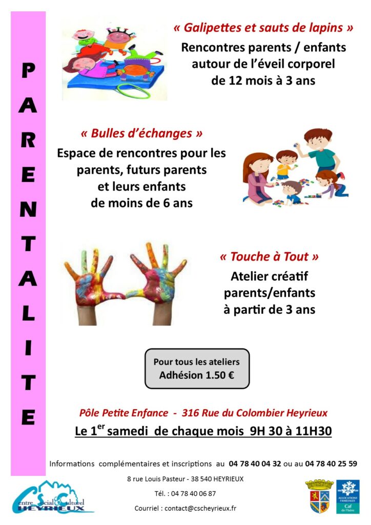 Ateliers Parents – enfants 2021-2022