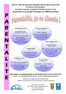 Parentalité ça se discute!